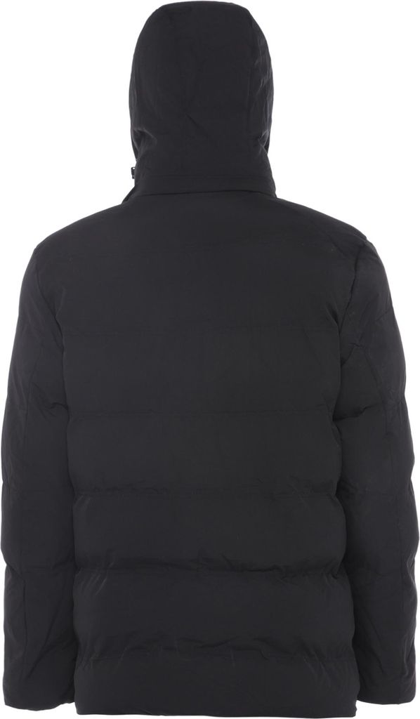 boundry herren wattierte steppjacke - schwarz, M
