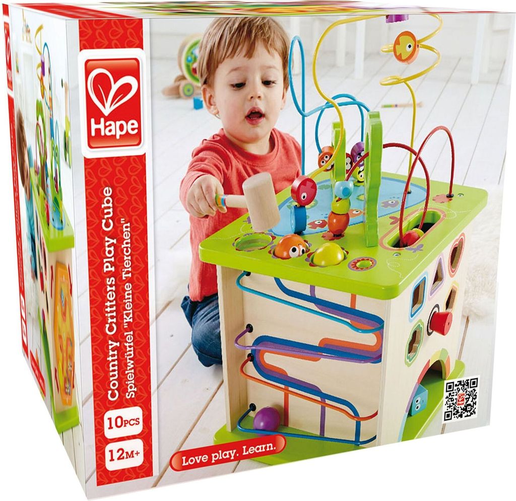 Hape Totally Amazing Motorikwürfel Kleine Tierchen, E1810 Produktbild 17