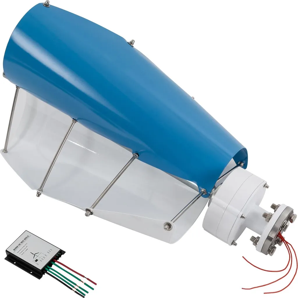 Turbine éolienne 100W 12V double arbre : silencieuse et compacte - Alu