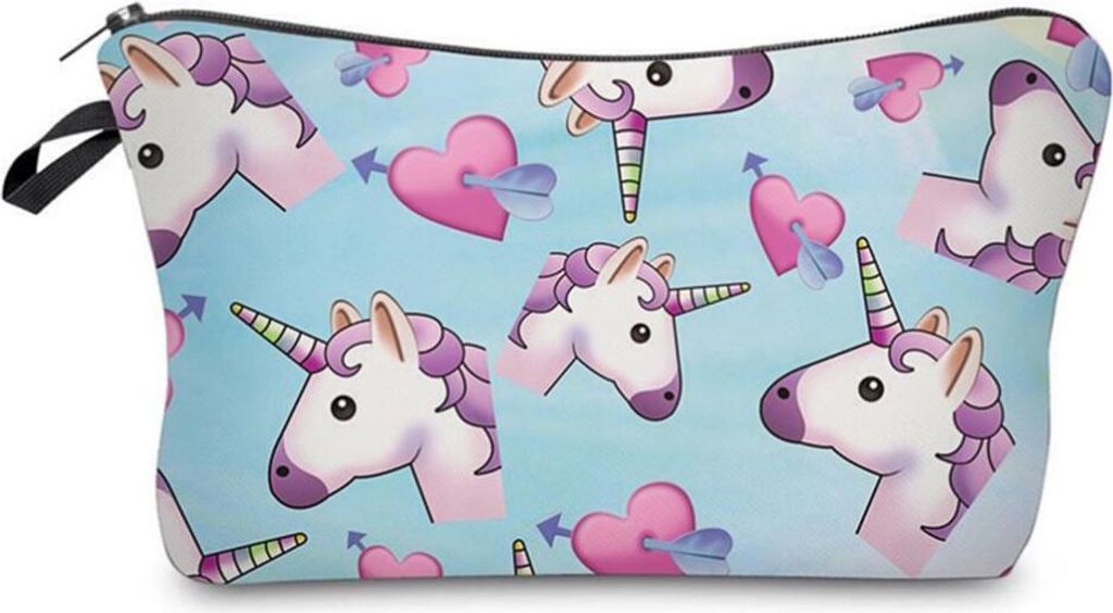 Oblique Unique Einhorn Kosmetiktasche Einhörner Produktbild 