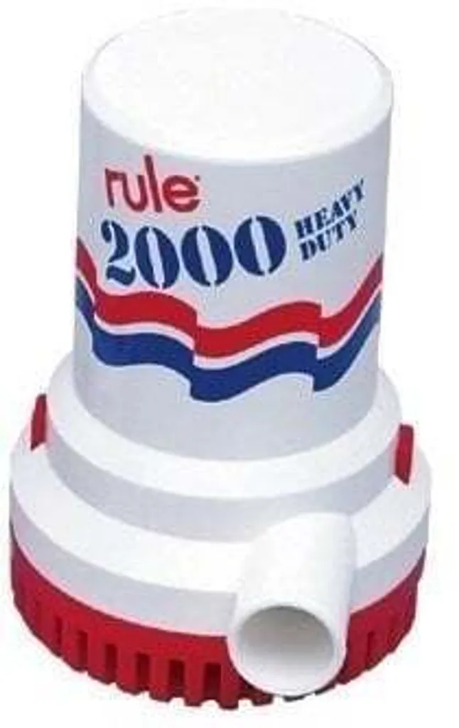 Pompe de cale haute performance Rule 2000 pour assèchement cale de bateau - 2