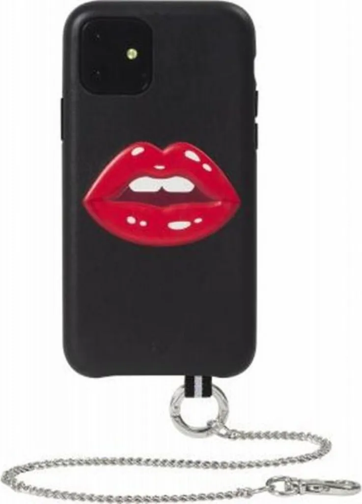 Protection iPhone 11 antichoc en cuir Bastille avec chaîne de sécurité