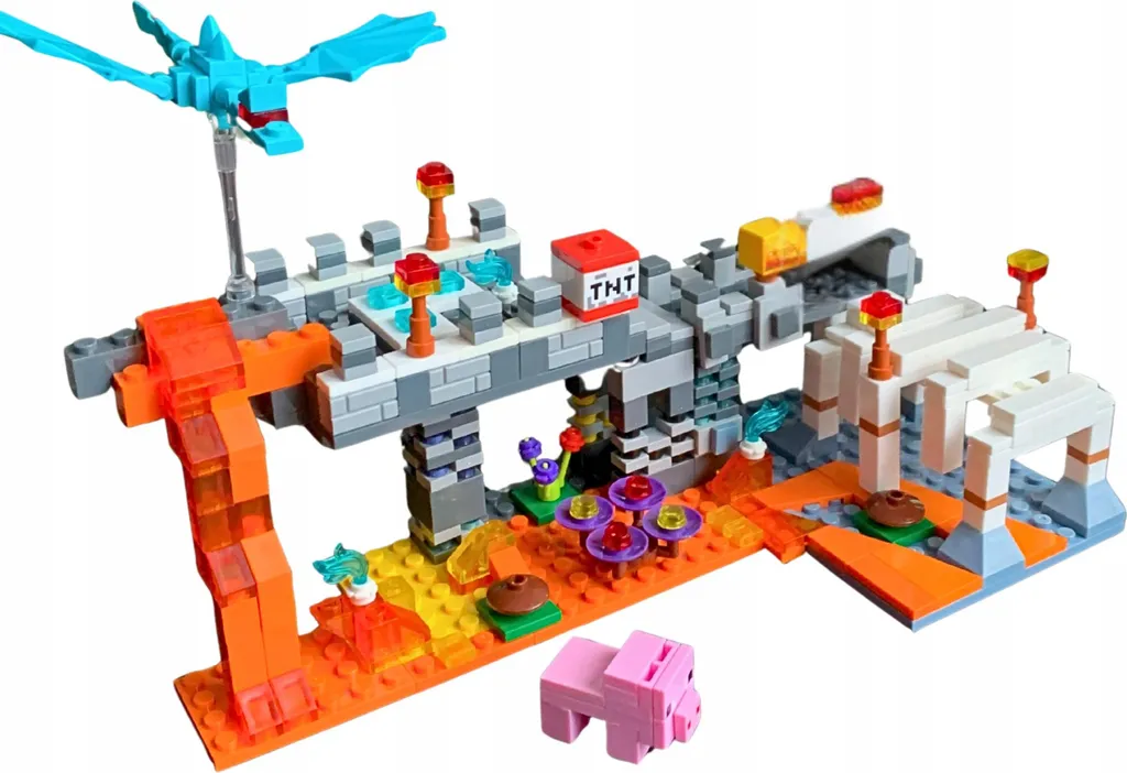 Forteresse Minecraft modulable 506 pièces avec détails authentiques - 3