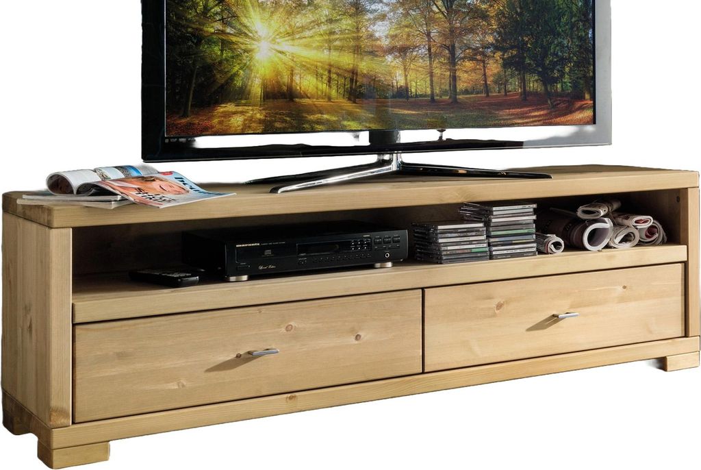 Tv-Lowboard Vita Kiefernholz Natur 160 x 43 x 51 cm
