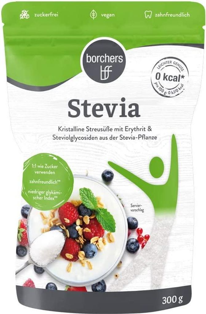 borchers Stevia Streusüße 75g Produktbild 