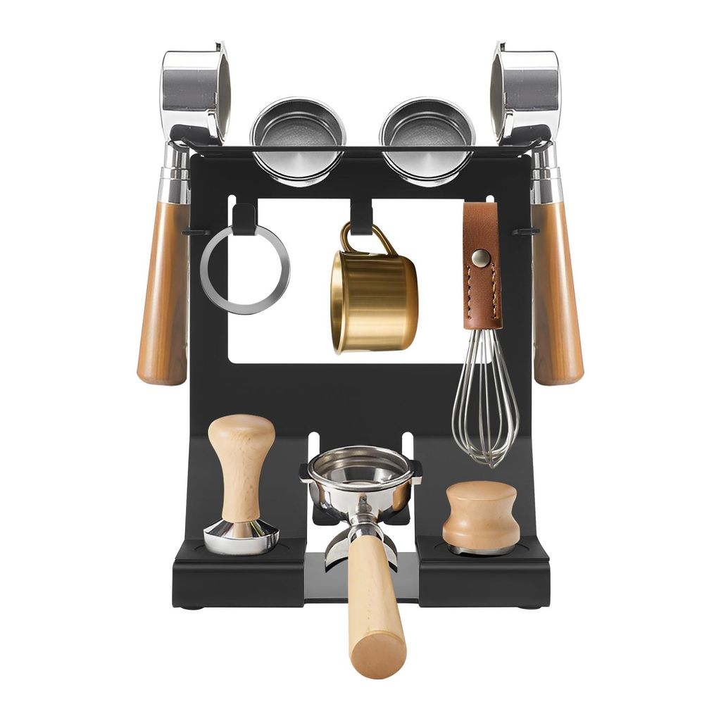 Kaffeemaschinen-Aufbewahrungsregal 23*14,7*29,2cm multifunktional Küchenregale Schwarz