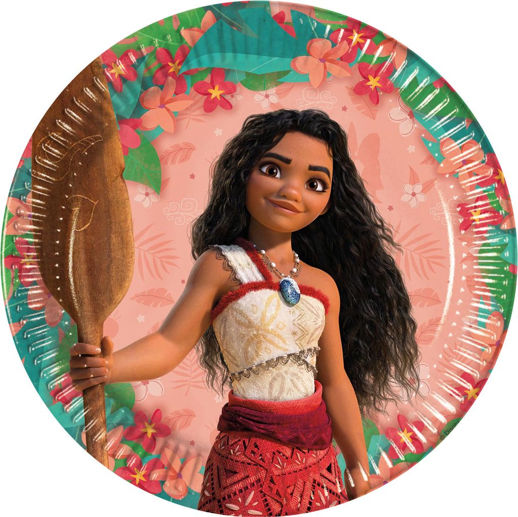 Moana Papierowe Talerzyki 23 cm - Elegancki wybór na Zdjęcie produktu 