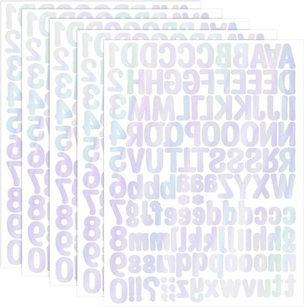 Donnez de la Vie à vos Créations : Kit Stickers DIY Argentés Prédécoupés