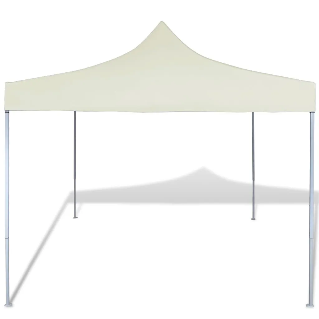 Tente de jardin 3x3 m pliable Crème - Abri idéal pour réception et fête