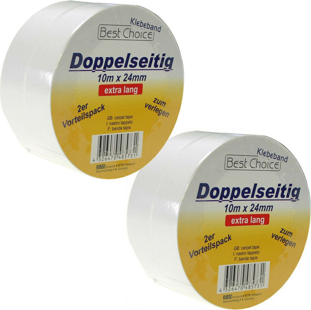 Doppelseitiges Klebeband 40m x 24mm Montageklebeband Produktbild 