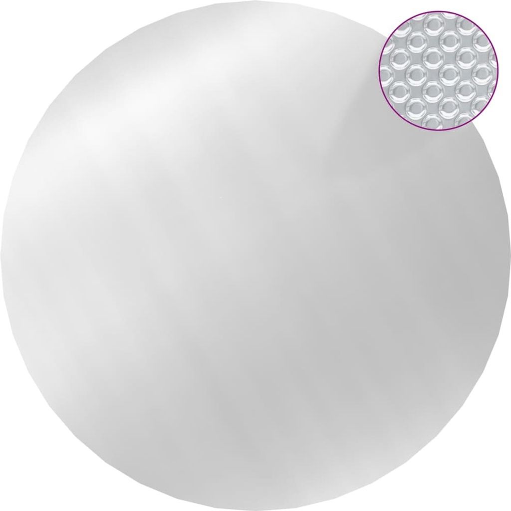 vidaXL Couverture de piscine argentée 455 cm PE Image du produit 
