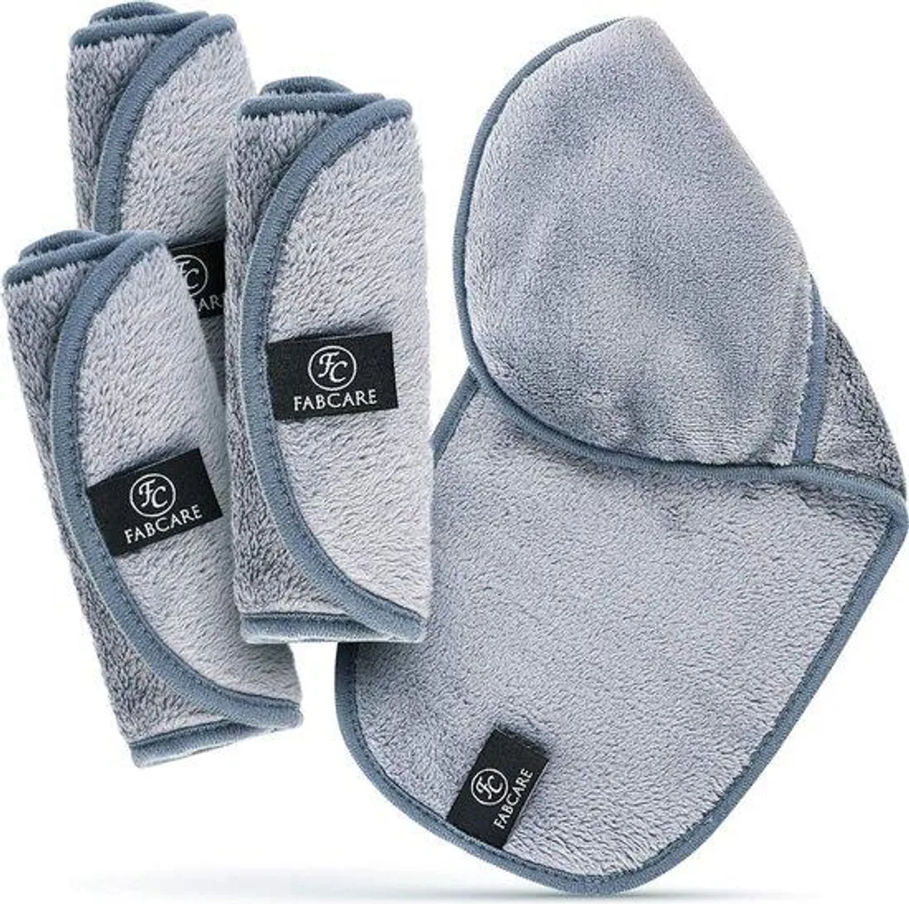 Lingettes démaquillantes hypoallergéniques lavables, microfibre à l'eau