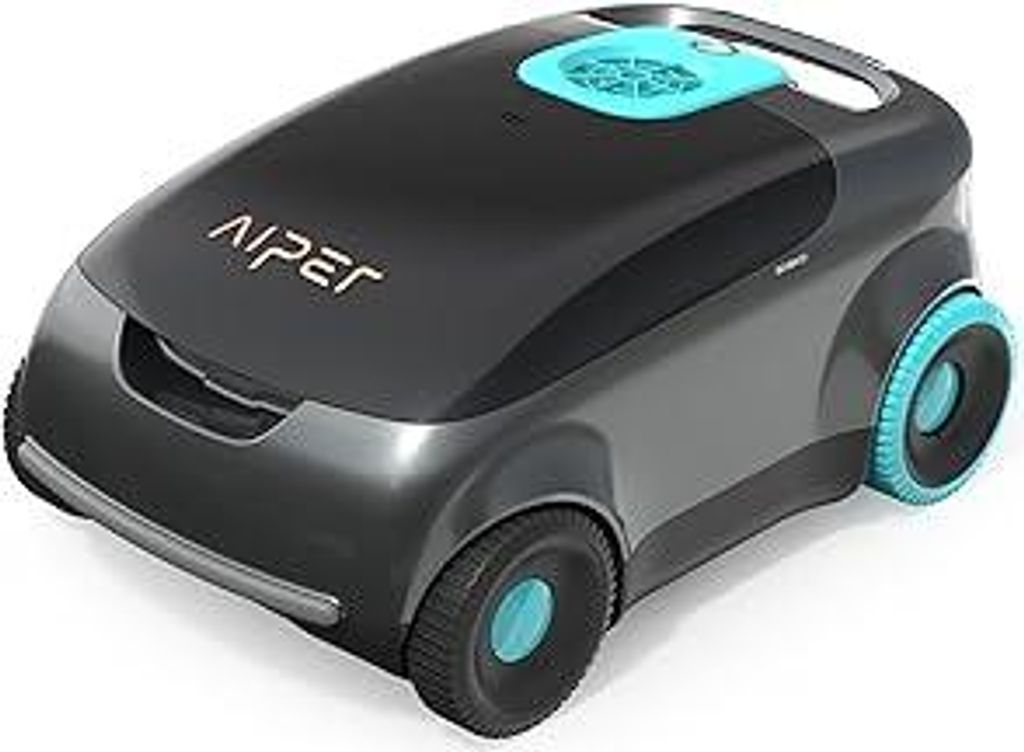 AIPER Kabelloser Poolroboter, Automatische Poolreiniger mit Fortschrittliche Partikelfiltration, 100-130 Minuten Akkulaufzeit, Auto-Park-Technologi...