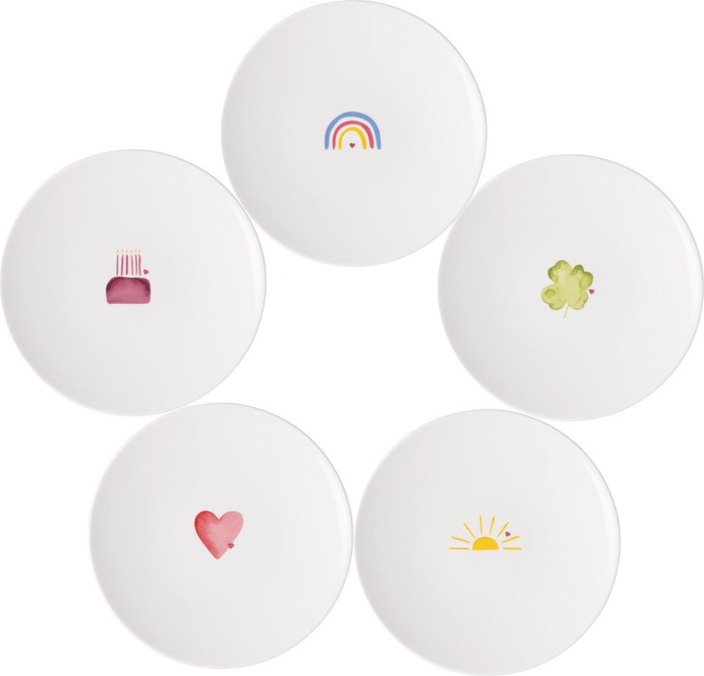 Villeroy & Boch With Love Frühstücksteller ø 21,2 cm 5er Produktbild 