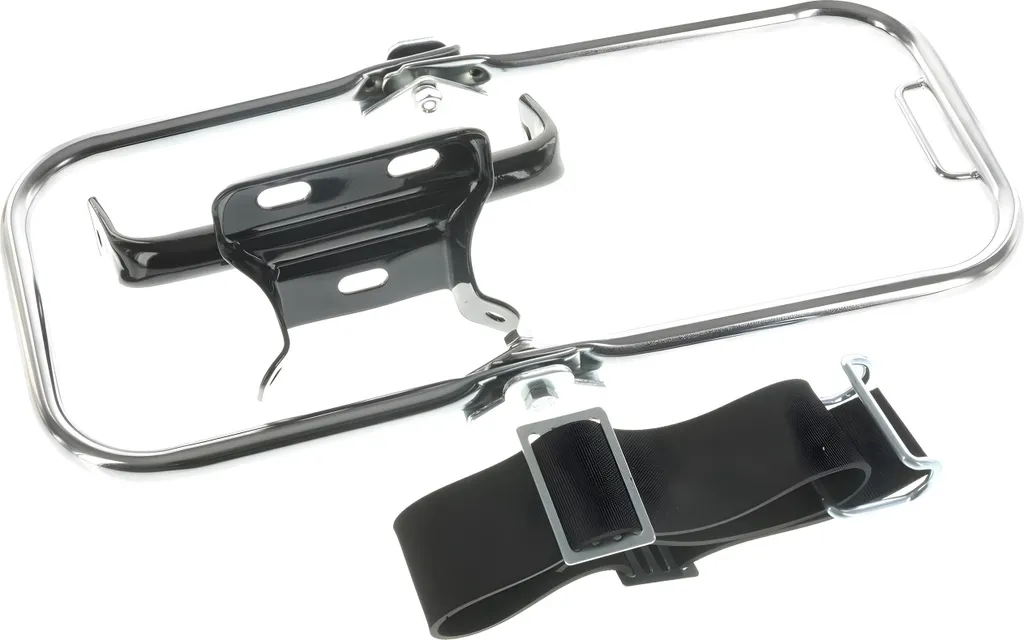 Simson SET Porte-bagages complet chromé avec barre d'appui pour S51 S50