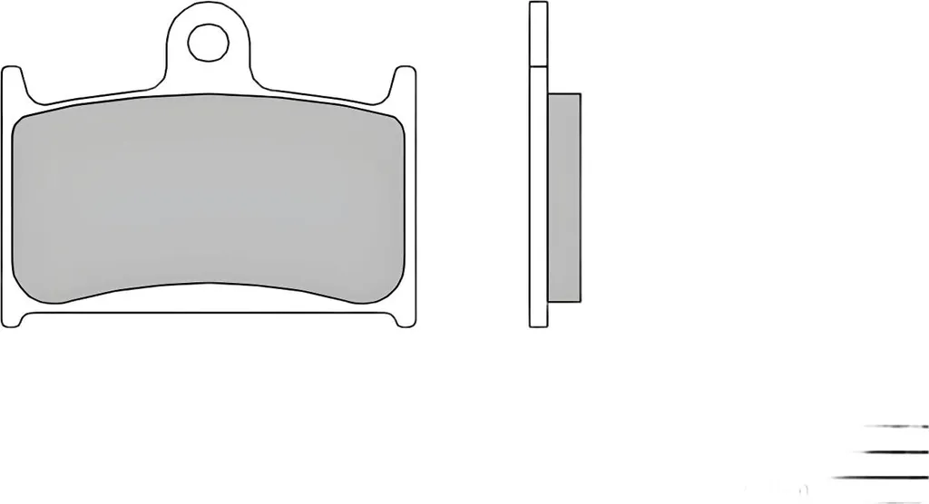 Freinage mou sur Indian Chieftain ? Plaquettes Brembo 07SU1407 Carbone