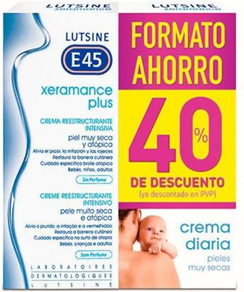Xeramance Plus Crème Lutsine Pack de 2 - Protection Barrière et Lipides