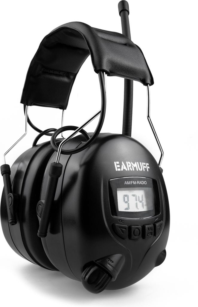 EARMUFF 31dB AM/FM/AUX - Black Produktbild 