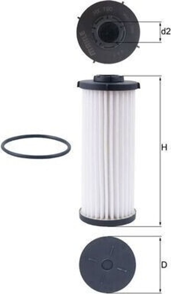 MAHLE HX 190D Automatikgetriebe Ölfilter Getriebeölfilter Produktbild 