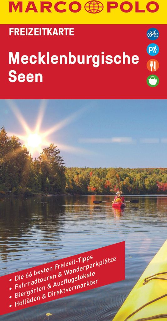 MARCO POLO Freizeitkarte 8 Mecklenburgische Seen 1:100.000