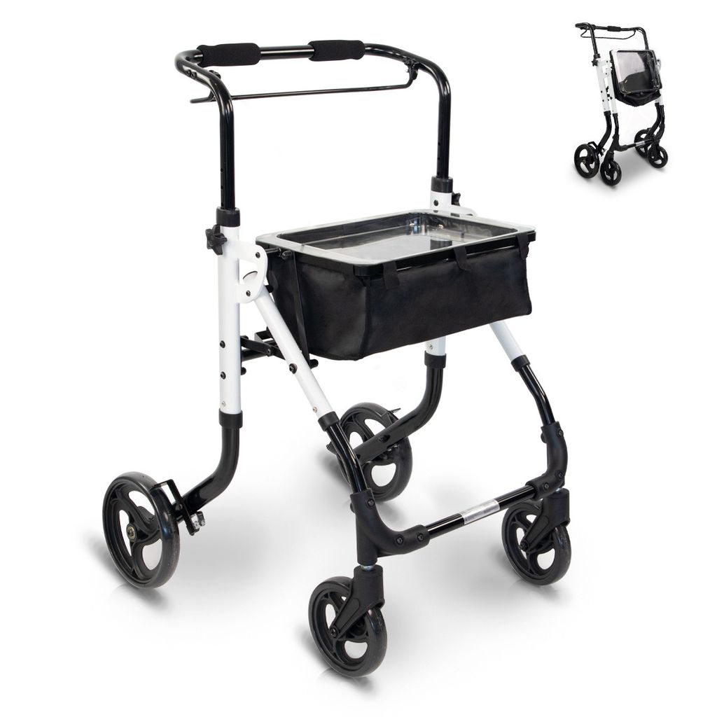 Mobiclinic skladací a ľahký indoor hliníkový chodítko s Obrázok produktu 