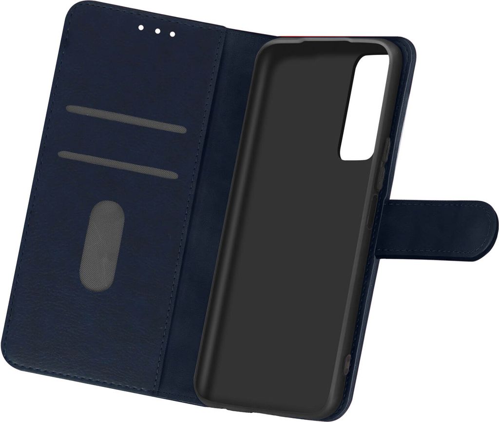 Etui Kunstleder mit Standfunktion für Samsung Galaxy A03s - Dunkelblau