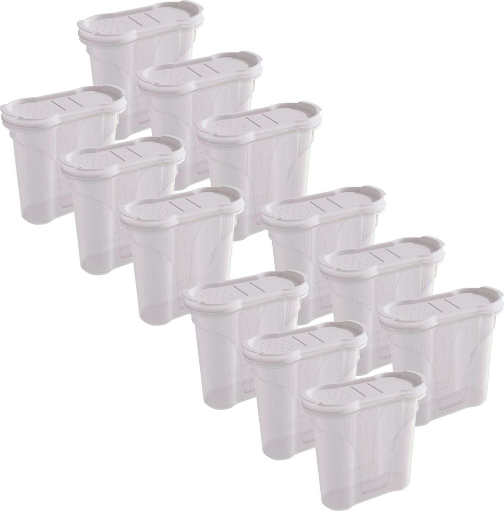 Novaliv set di 12 barattoli perda spolvero 300 ml Immagine del prodotto 