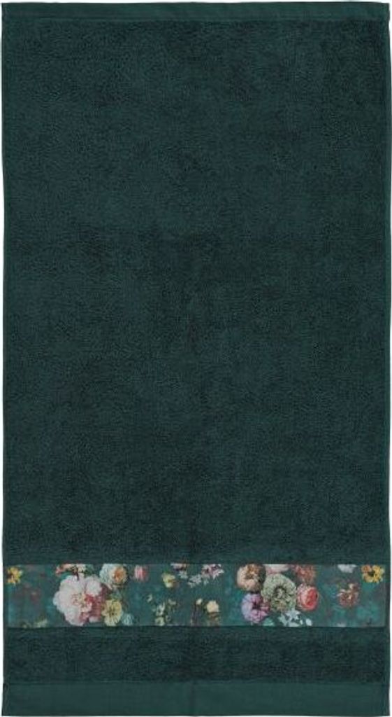 Essenza Frottiertuch Fleur I Größe 60x110 cm I Farbe Dark Green