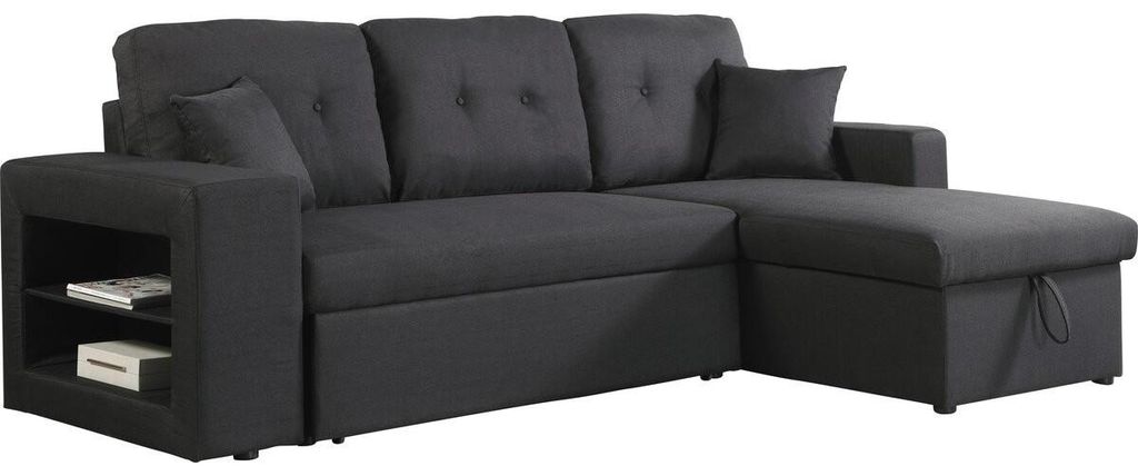 Ecksofa reversibel mit Schlaffunktion "Axel" - 3-Sitzer - Produktbild 