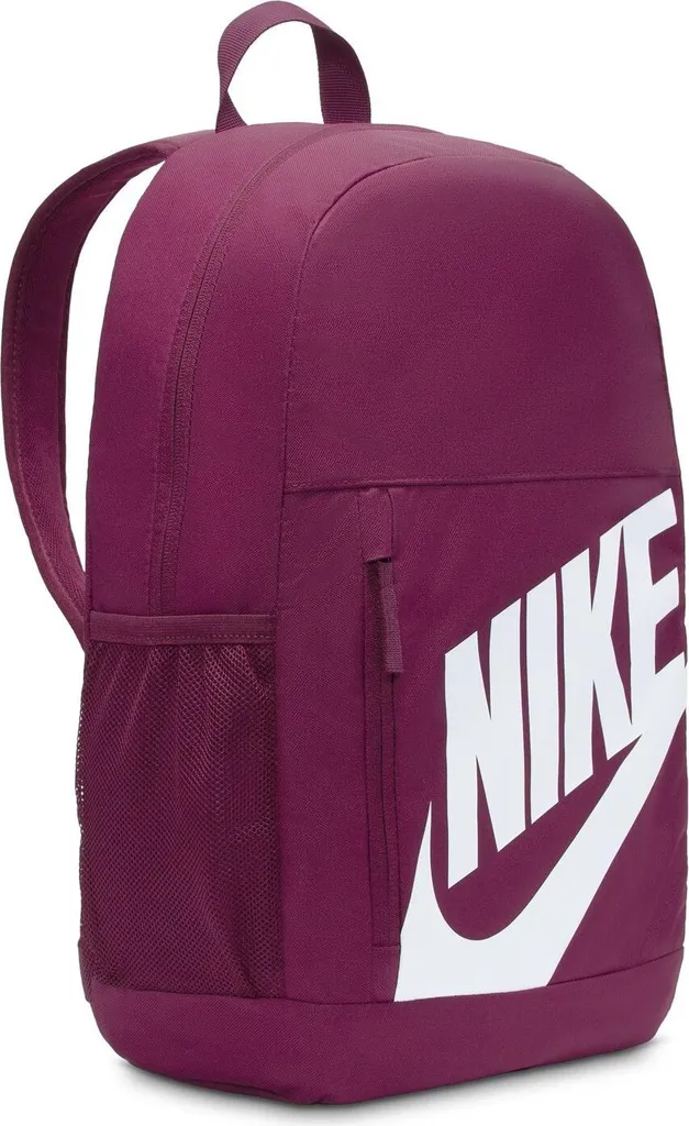Nike Y Nk Elmntl Bkpk Shoebox Zaino Bambino Bordeaux Arancione