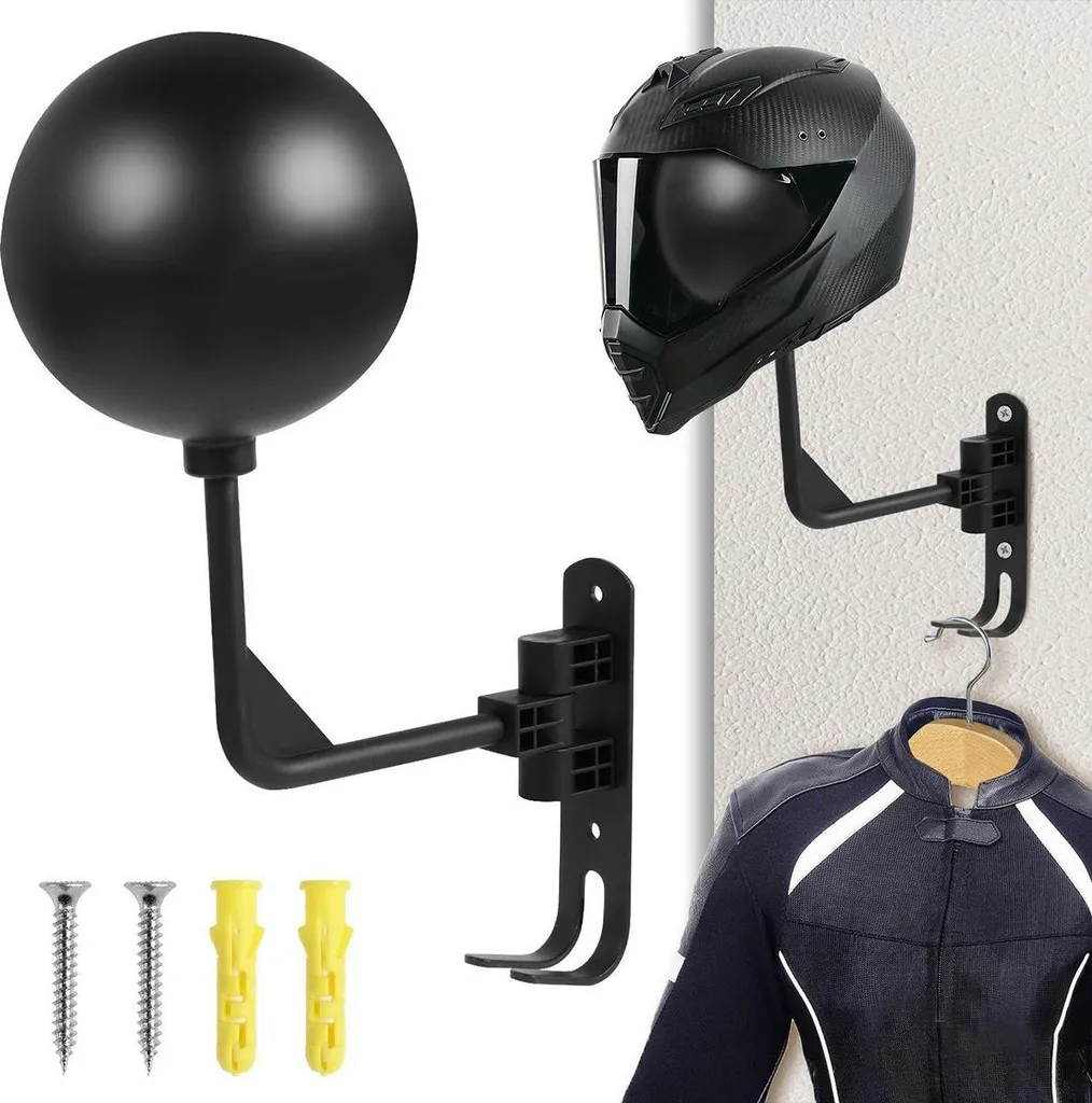 Organizzatore Casco Moto per Famiglia | Supporto Sicuro e Salvaspazio