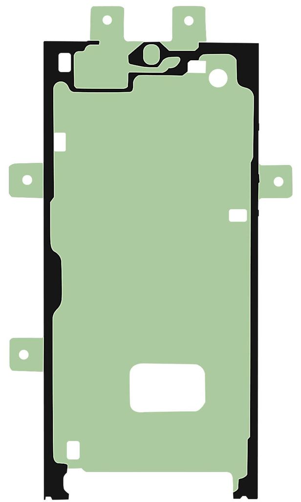 Clappio, Display-Kleber kompatibel mit Galaxy S23 Ultra, Schwarz / Grün