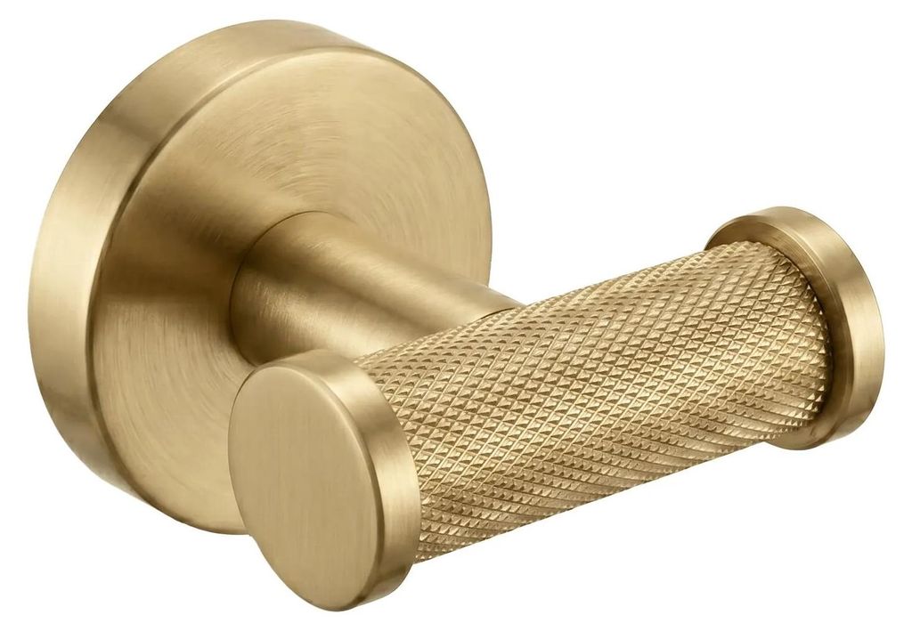Badezimmerkleiderbügel Rea Modern 6612 Gebürstetes Gold