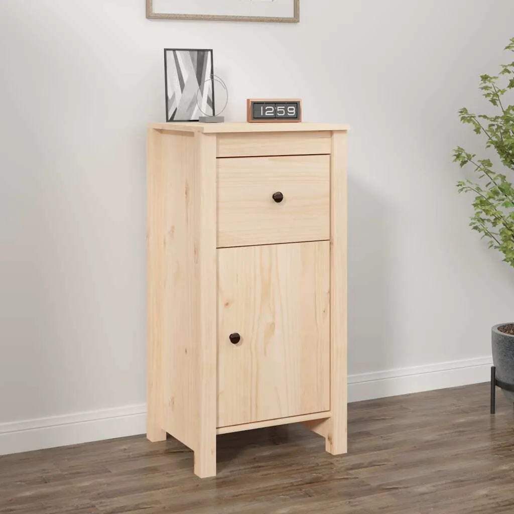Credenza vidaXL in Legno di Pino Massiccio 80cm - Arredo Rustico