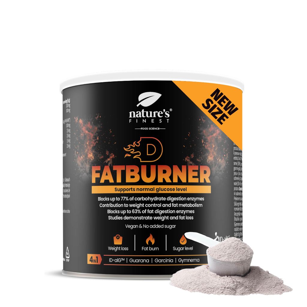 Nature’s Finest D-FatBurner – Mit Guarana, Garcinia & Algenextrakt – Jod trägt zu einem normalen Energiestoffwechsel bei – 150 g