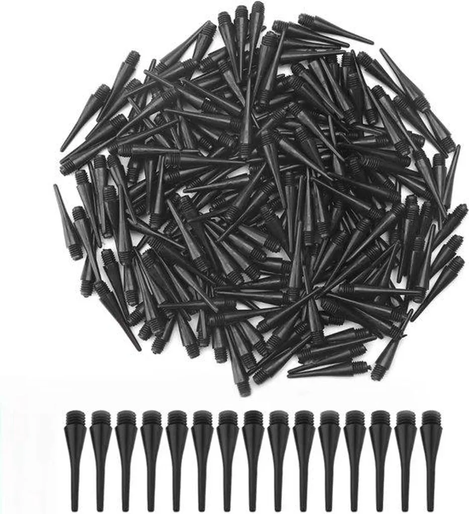 Pointes fléchettes plastiques incassables 2BA pour cible électronique