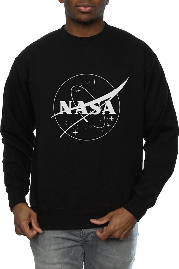 NASA - "Classic" Sweatshirt Logo für Herren BI1834 (S) (Schwarz)