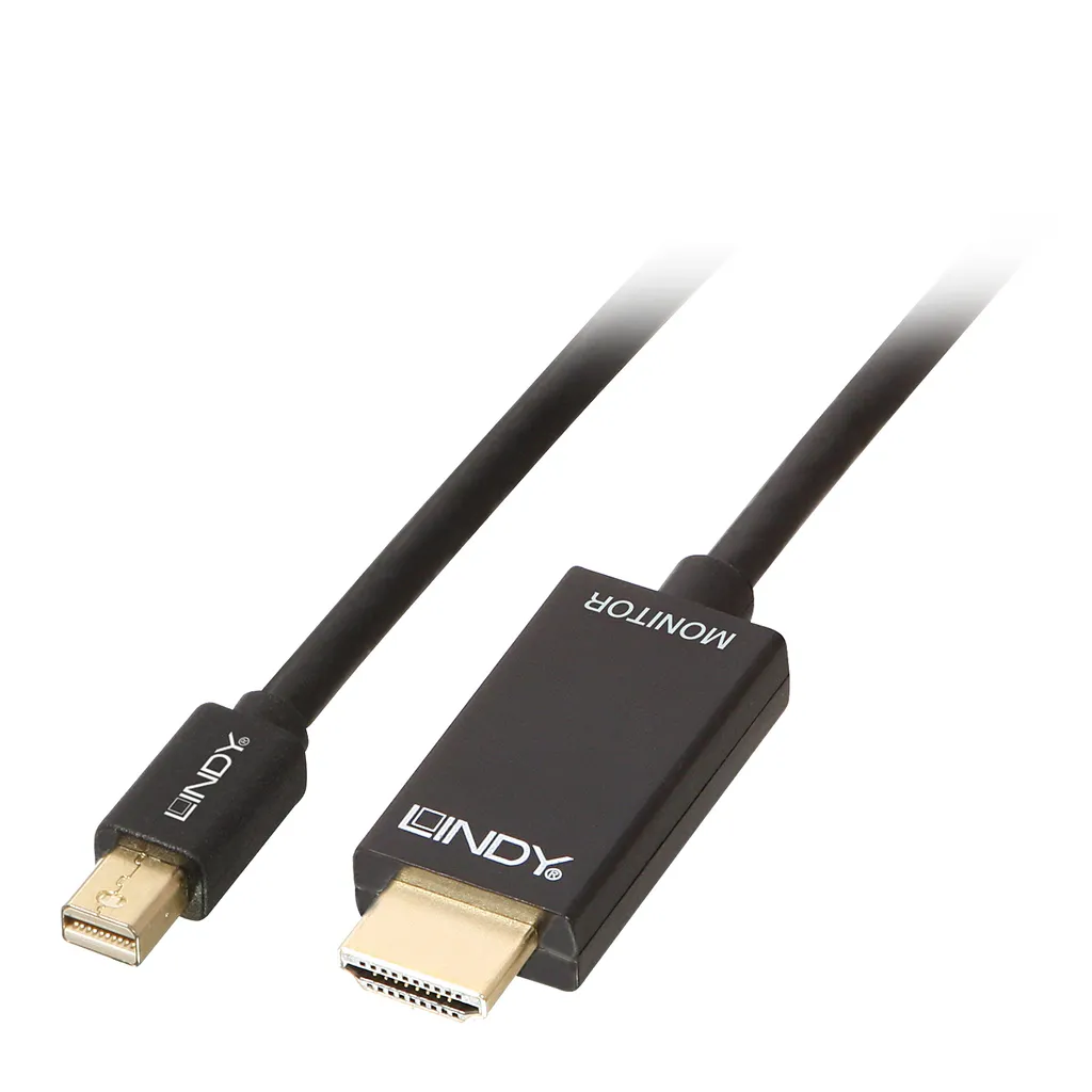 LINDY 36926 Cavo Adattatore 1m Mini DisplayPort verso HDMI 4K - 3