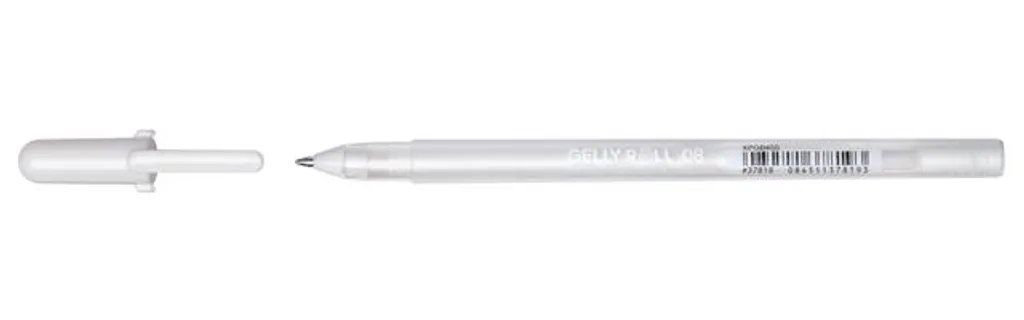 Écriture sur Papier Noir Facile avec les Stylos Sakura Gelly Roll 12x
