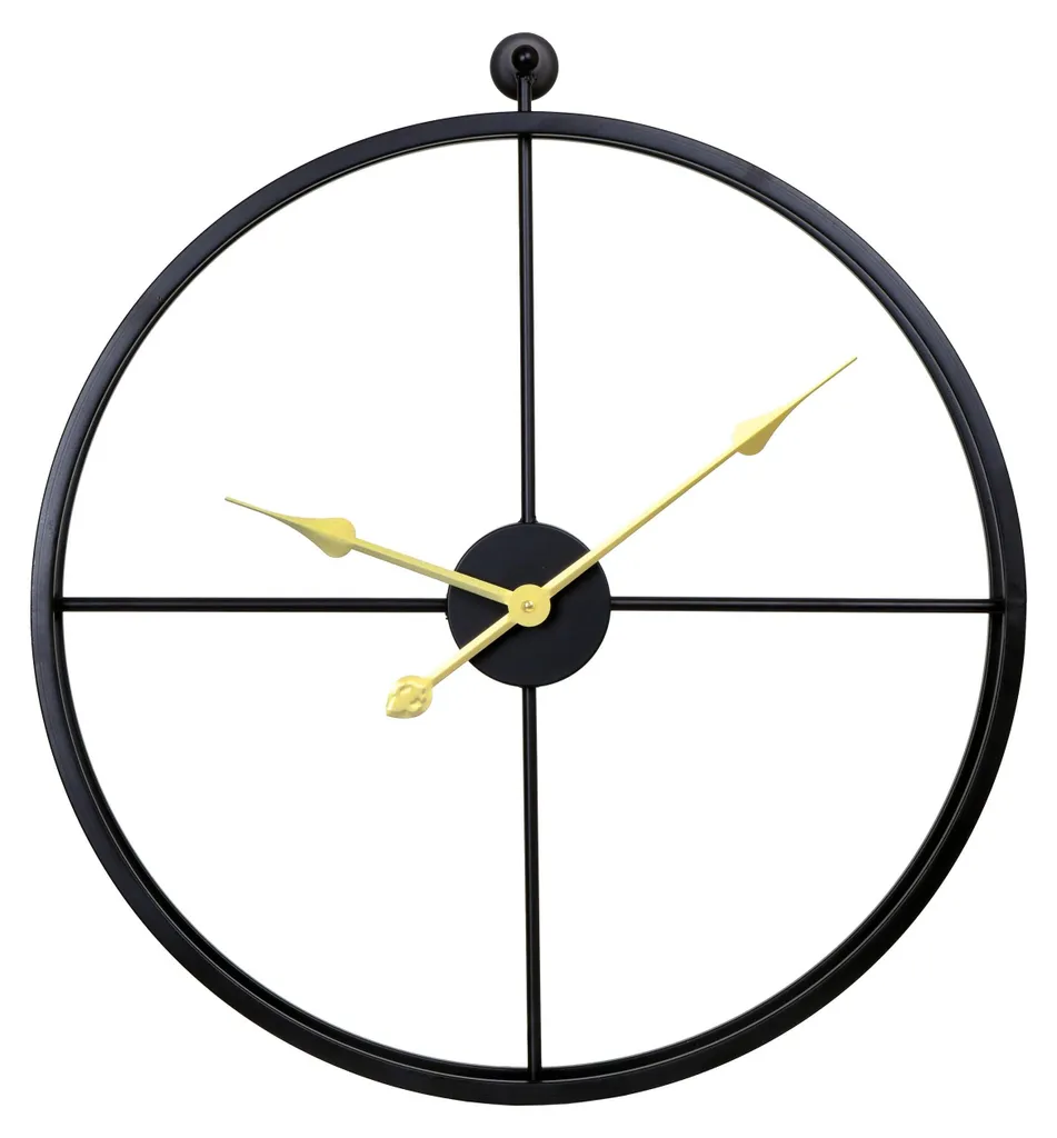 Horloge Murale Style Loft pour Décoration Cuisine et Séjour Métal