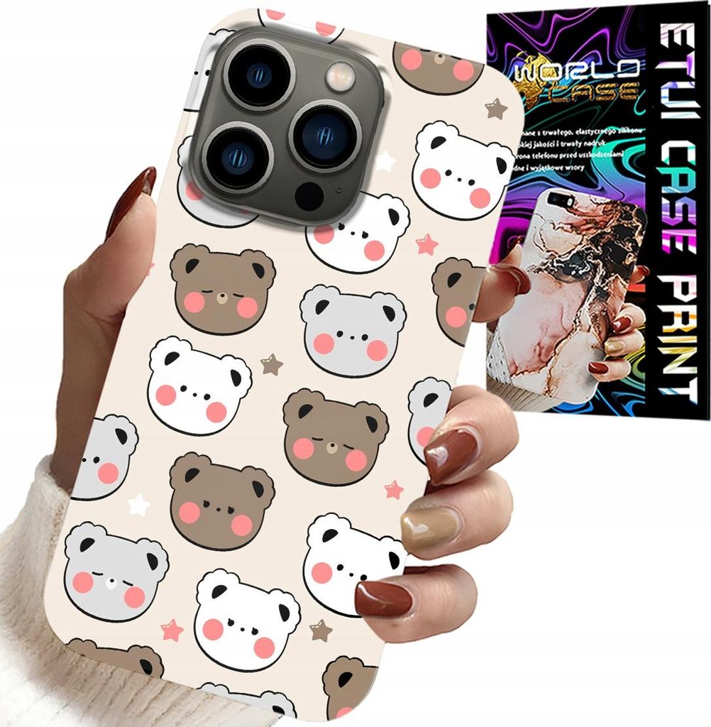 Hülle Für Iphone 16 Pro - Teddybär-Designs Für Die Jüngsten + Glas