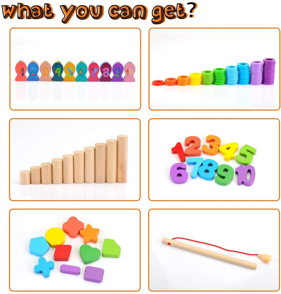 Puzzle Form Sortierspiel Stapeln  Pädagogisches Holzspielzeug für ab 3Jahren 