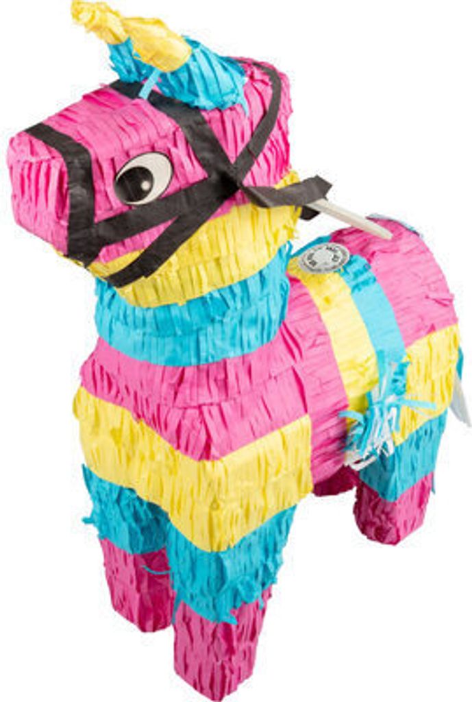 Pferde-Pinata 47 cm für Kindergeburtstag & Party, zum Aufhängen, ohne Füllung