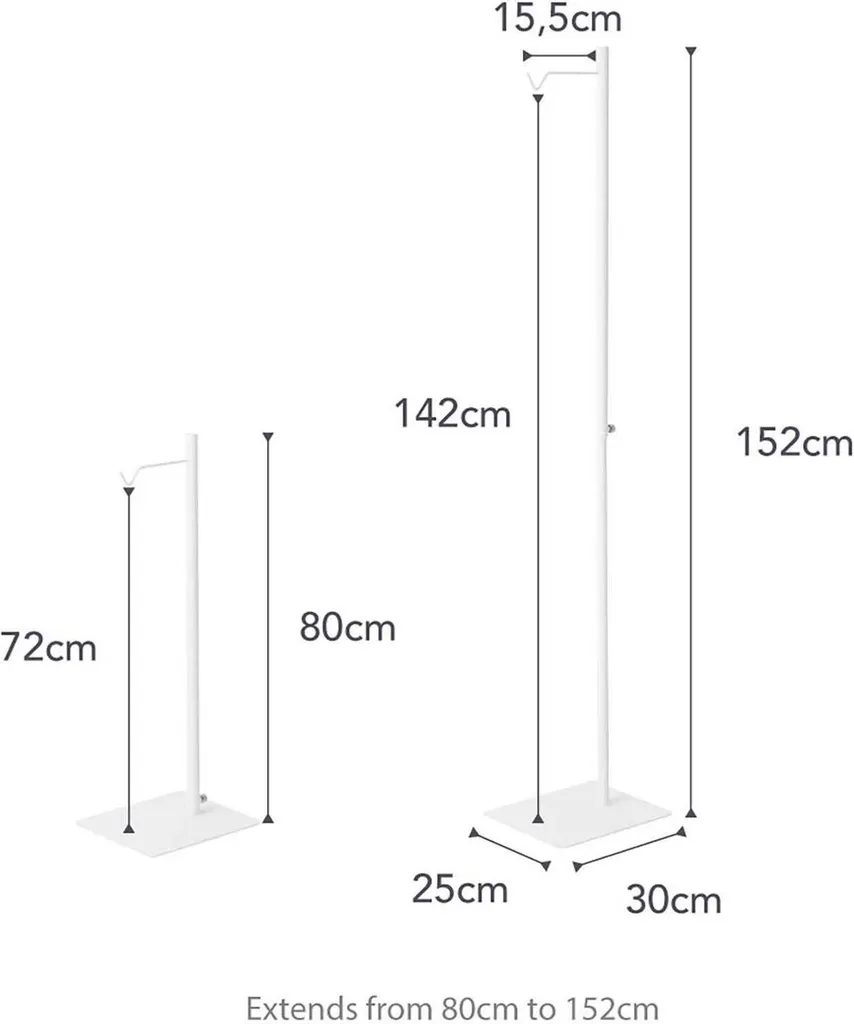 Support Pot de Fleurs Yamazaki Tower Métal Blanc Stable et Robuste - 12