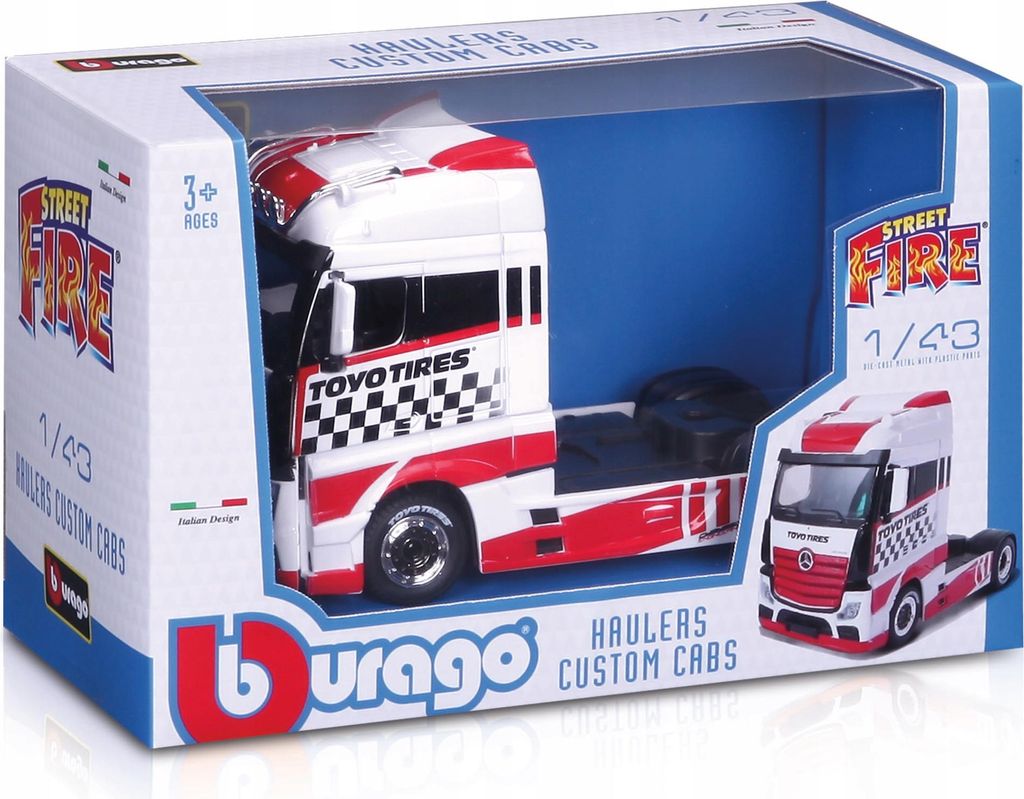 Mercedes Actros GigaSpace Toyo Tires 1:43 18-32201 Zdjęcie produktu 