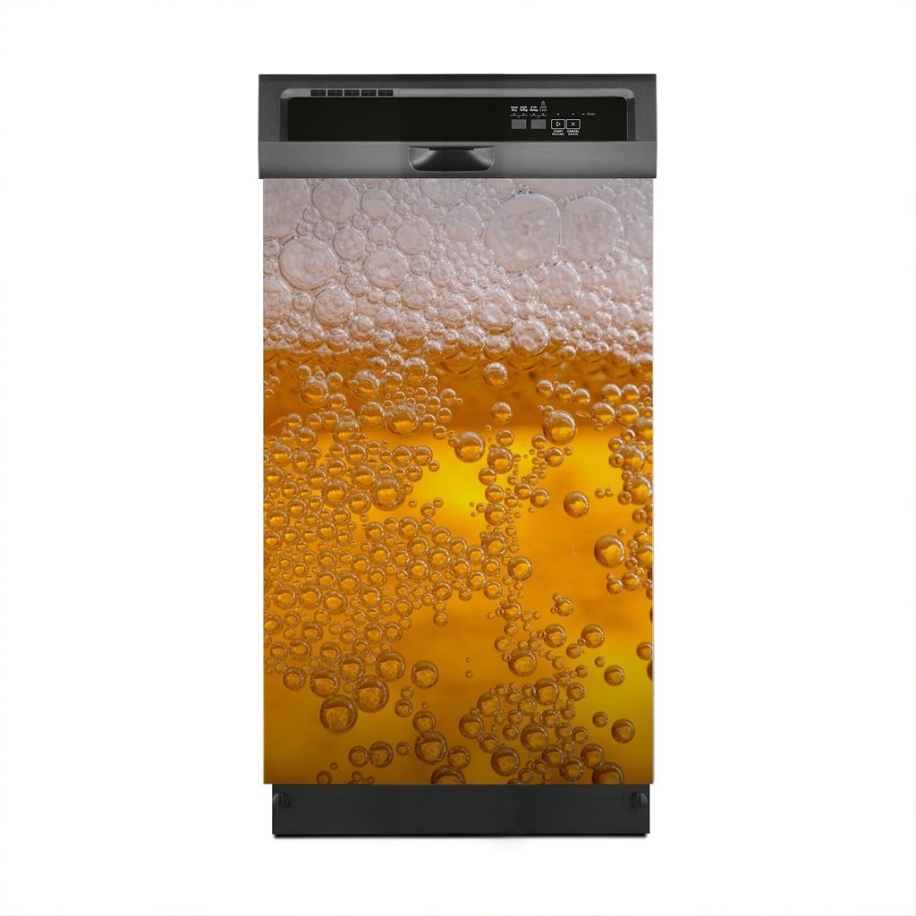 Magnete Dekorative 45x70 cm Küche Magnetmatte Spülmaschine - Bier mit Blase