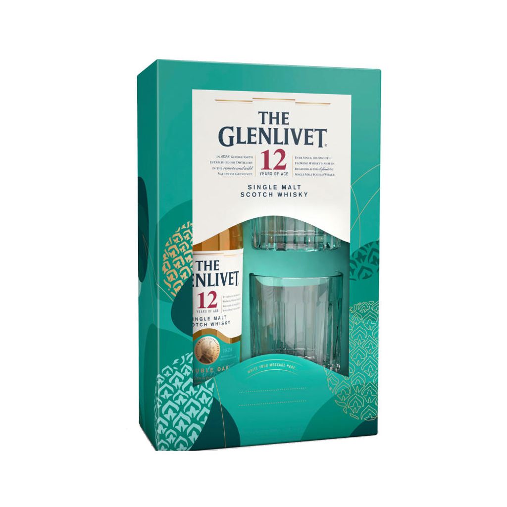 Glenlivet 12 Oak Geschenkset Jahre Double