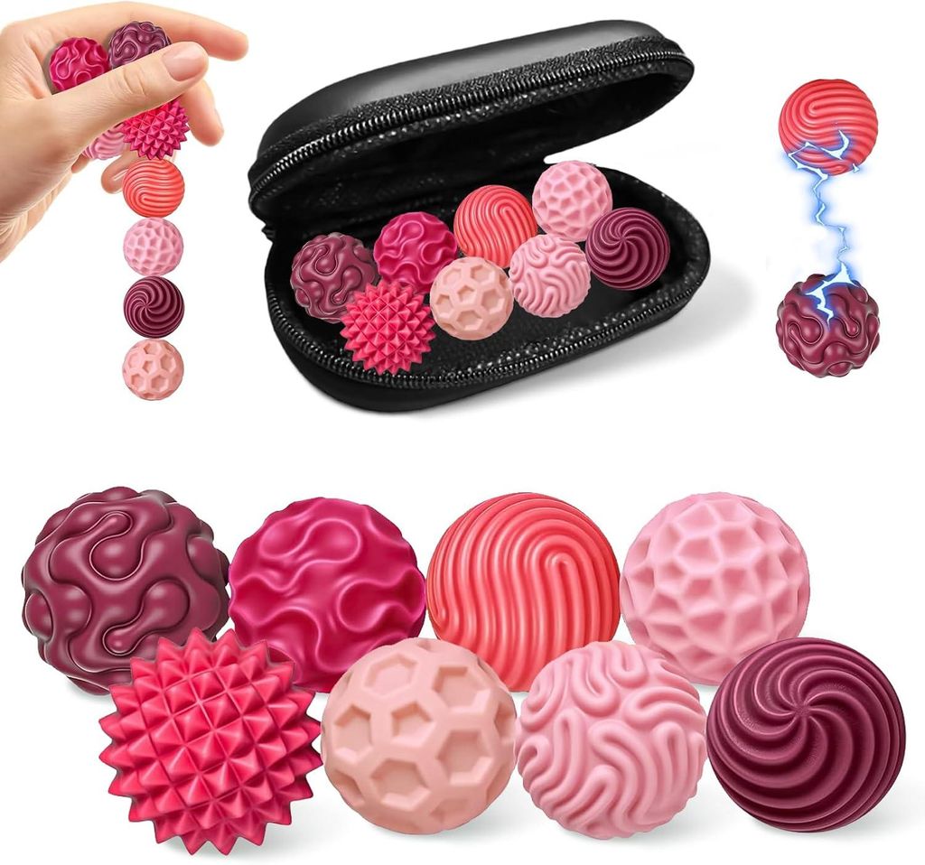 8 Stück Magnetische Fidget Toys Set – mit 8 Silikonhülle Produktbild 