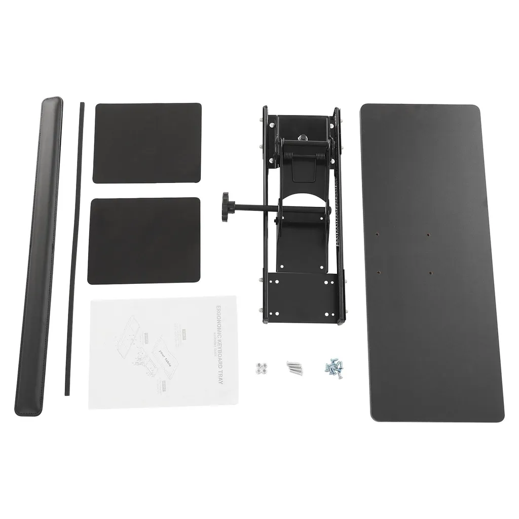 Support pour clavier réglable avec inclinaison ergonomique pour bureau Pro