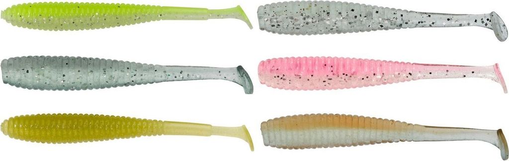 Illex I SHAD Tail 2,8' 7cm 1,6g - 10 Gummifische , Illex Farben:Sight Candy